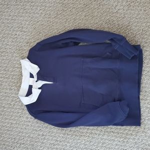 Hanna Andersson Navy Collared Sweatshirt